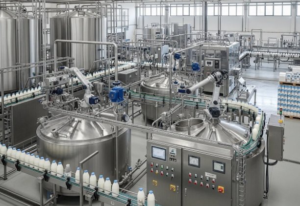 Milk processing plant